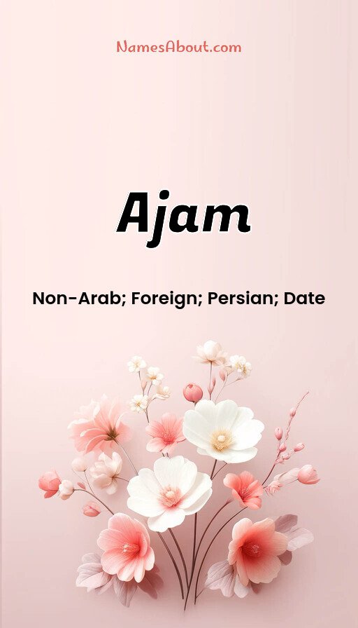 Meaning of Ajam