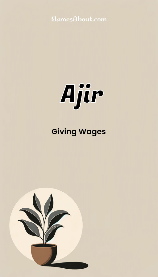 Meaning of Ajir