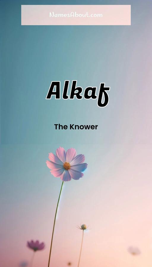 Alkaf name and meaning