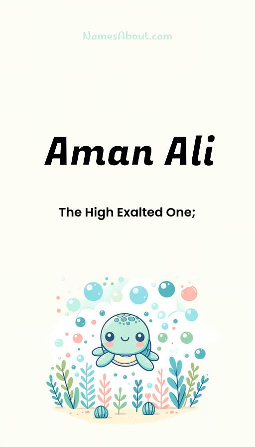 Aman Ali name and meaning