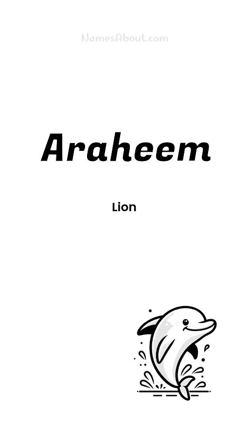 Illustration of Araheem