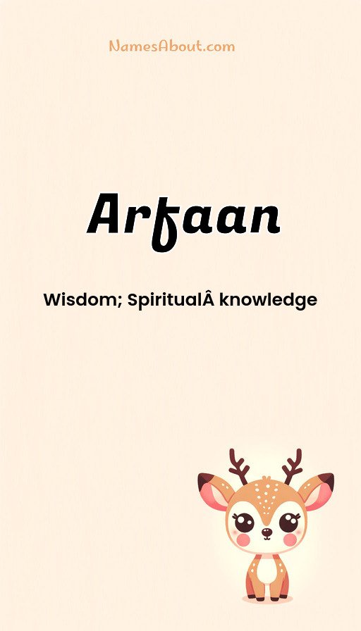 Meaning of Arfaan