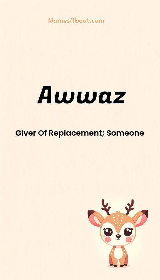 Meaning of Awwaz