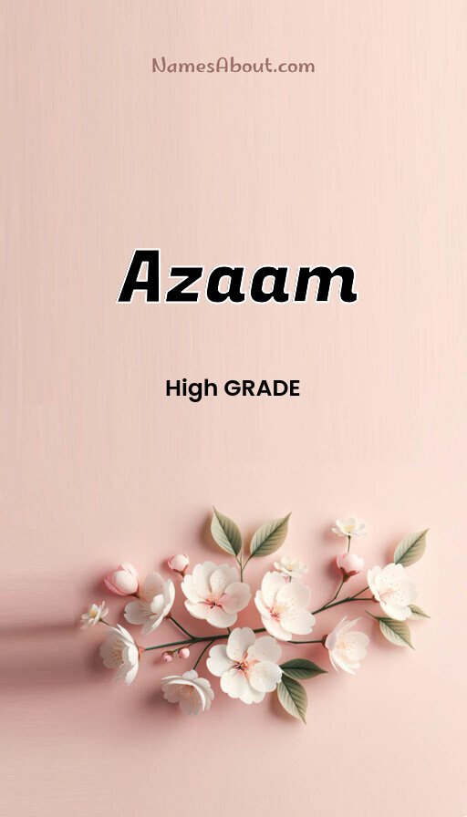 Meaning of Azaam