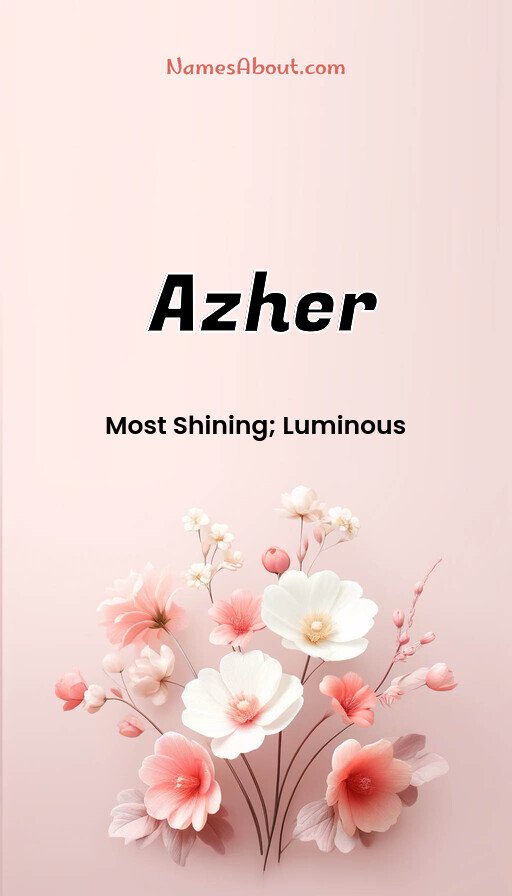 Meaning of Azher