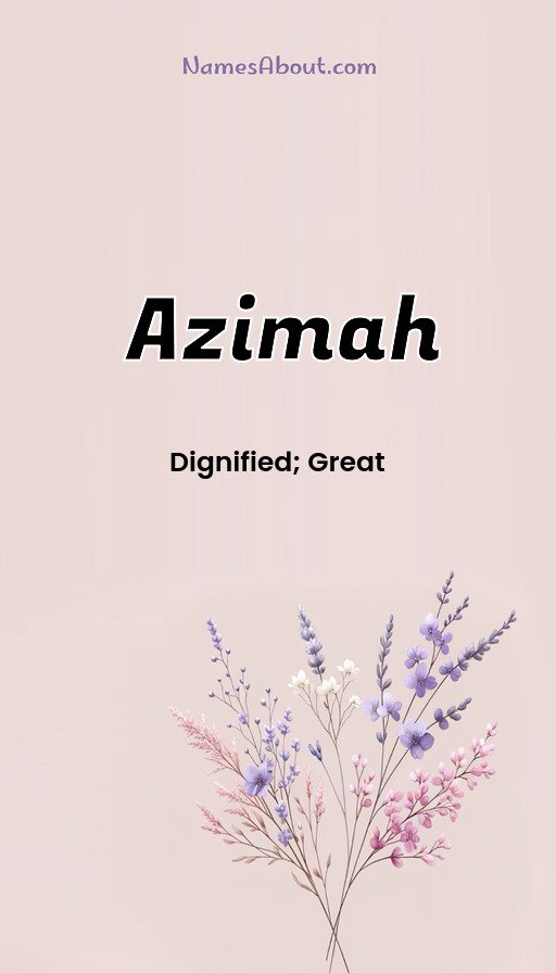 Meaning of Azimah