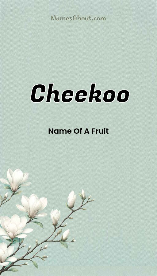 Meaning of Cheekoo