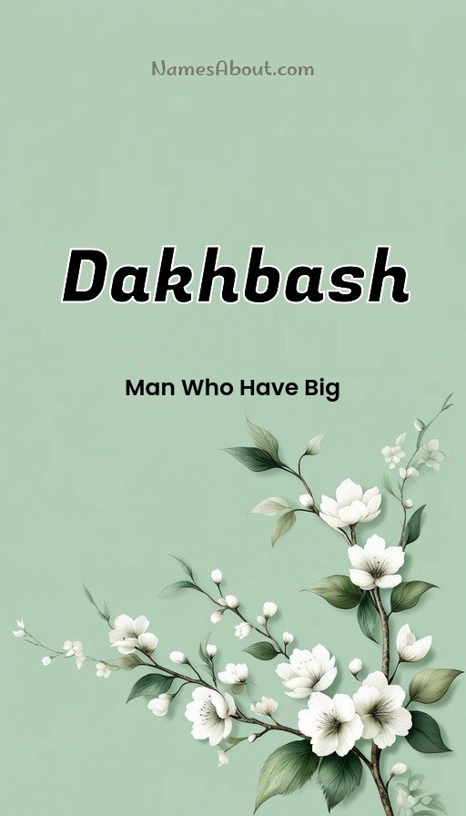 Meaning of Dakhbash