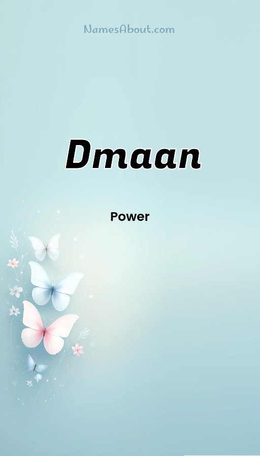 Meaning of Dmaan