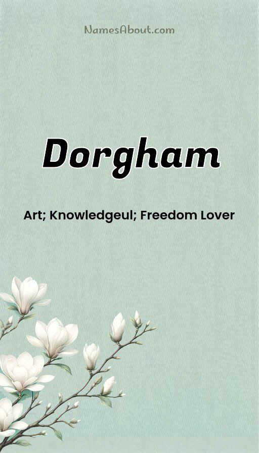 Meaning of Dorgham