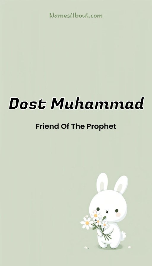 Meaning of Dost muhammad