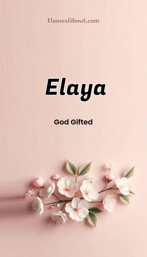 Meaning of Elaya