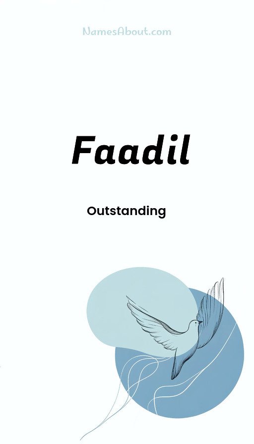 Meaning of Faadil