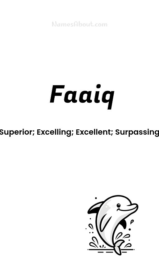 Meaning of Faaiq