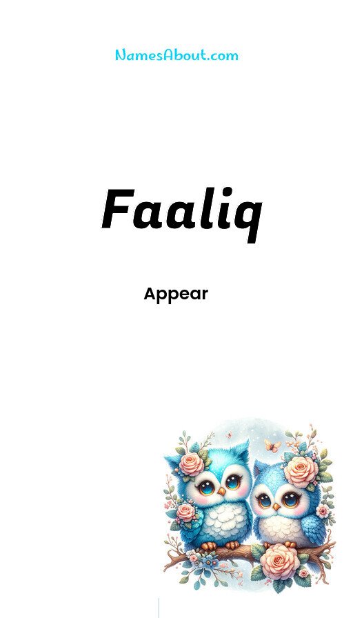 Meaning of Faaliq