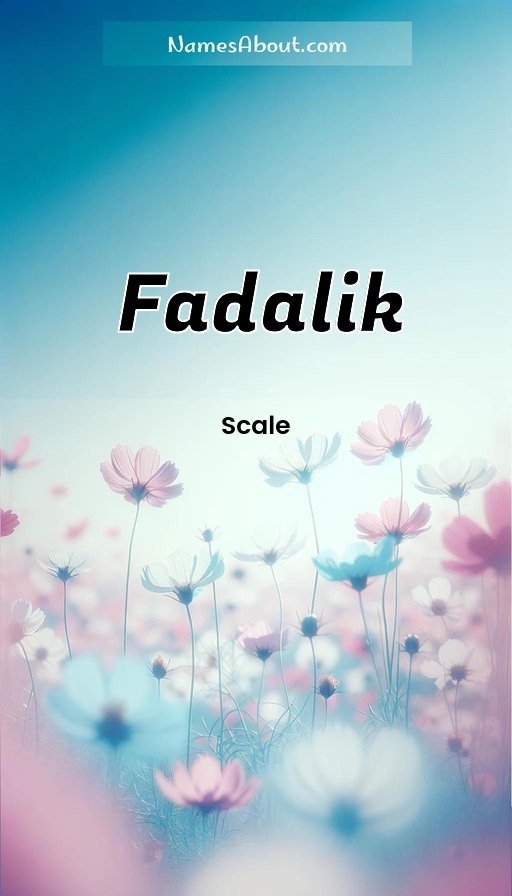 Meaning of Fadalik