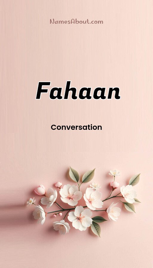 Meaning of Fahaan