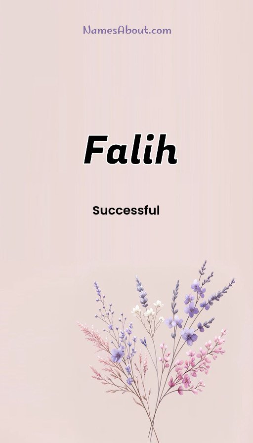 Meaning of Falih