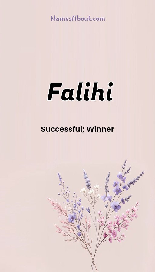 Meaning of Falihi