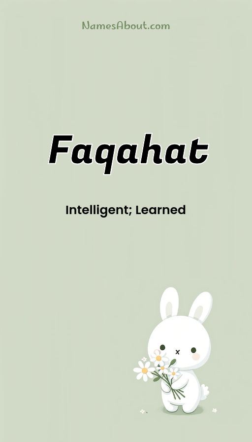 Meaning of Faqahat