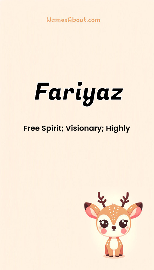 Meaning of Fariyaz