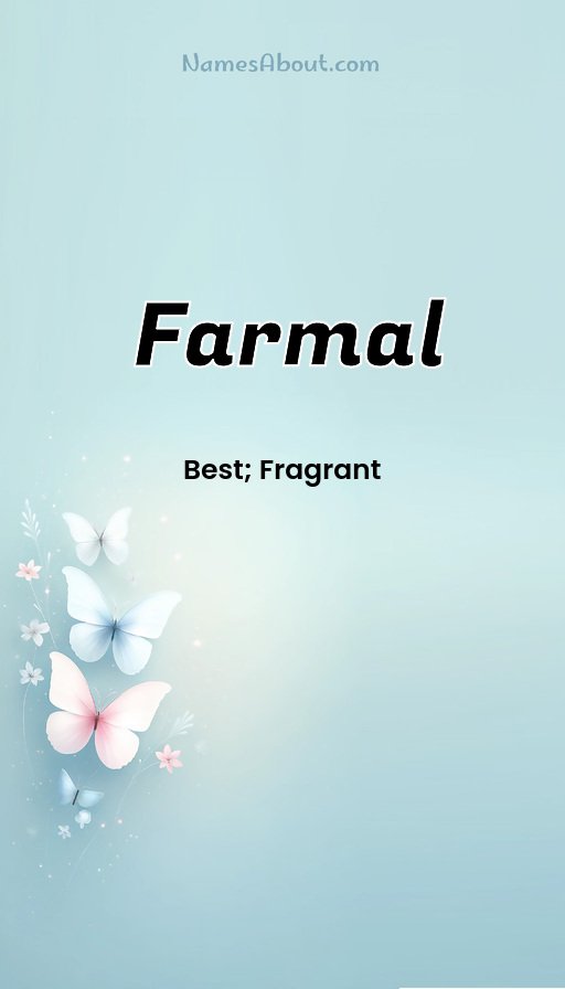 Meaning of Farmal