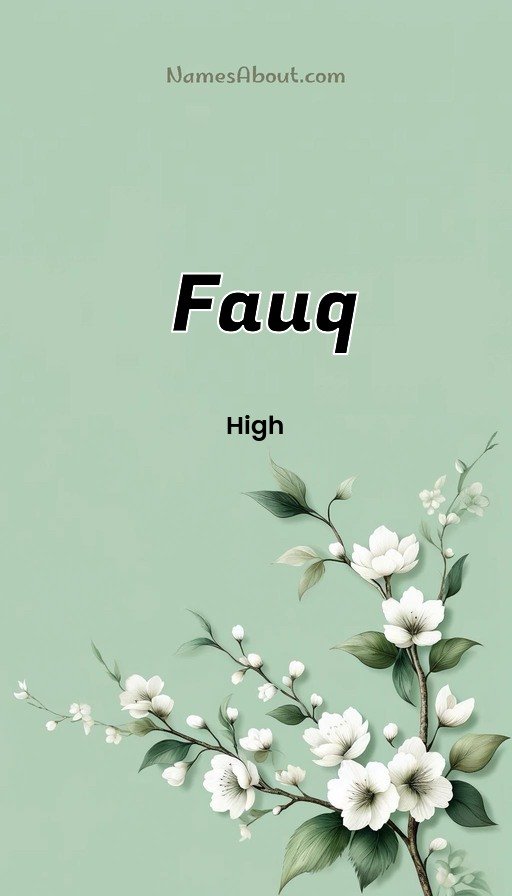 Meaning of Fauq