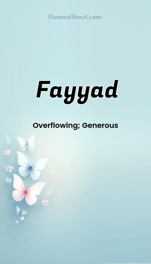 Meaning of Fayyad