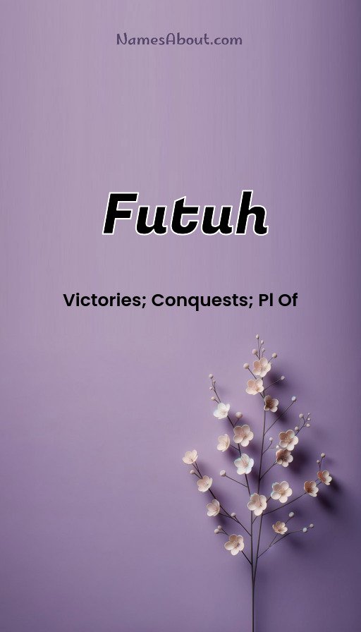 Meaning of Futuh