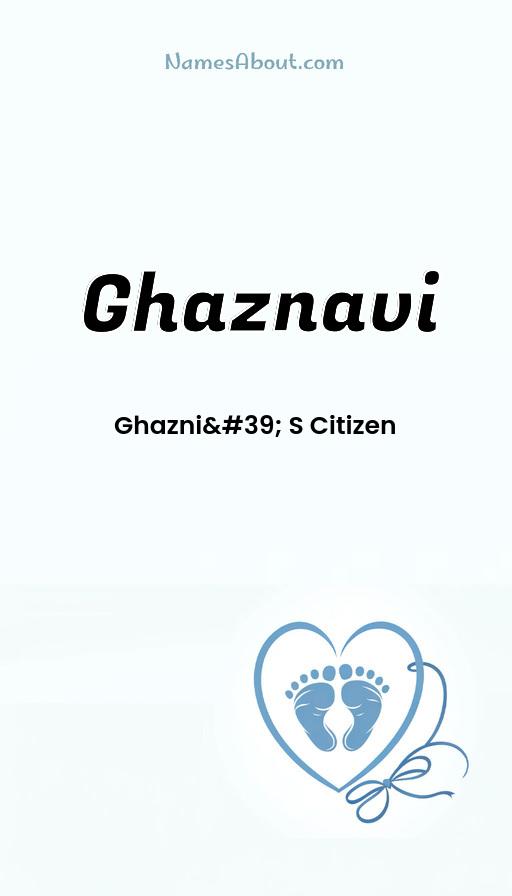 Illustration of Ghaznavi