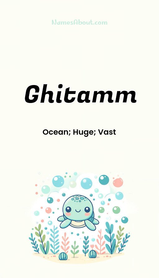 Meaning of Ghitamm