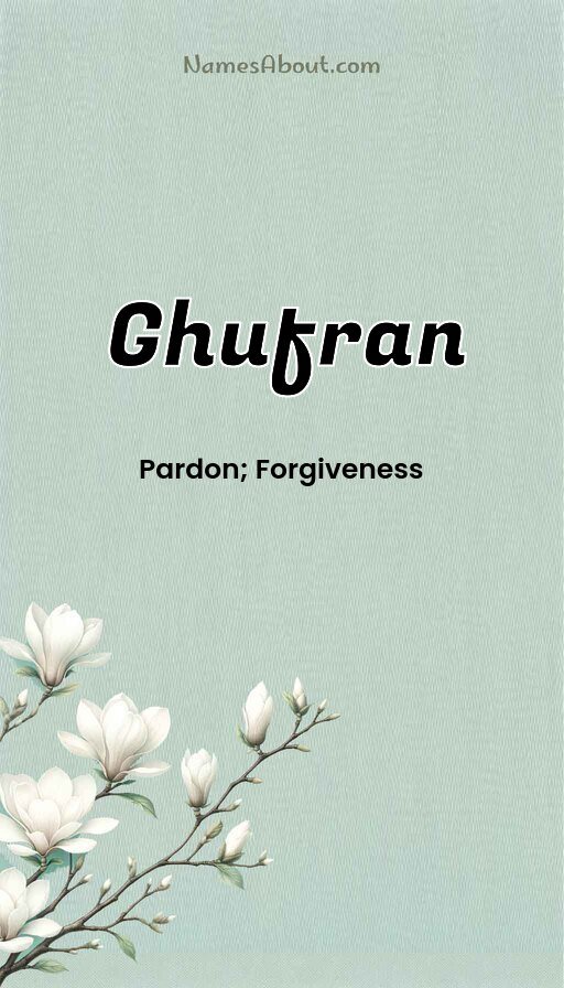 Meaning of Ghufran