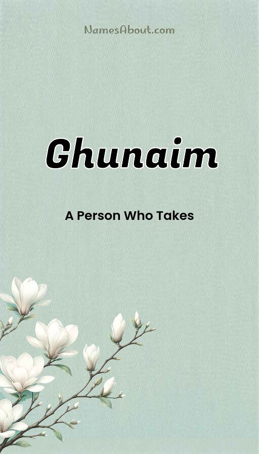 Meaning of Ghunaim