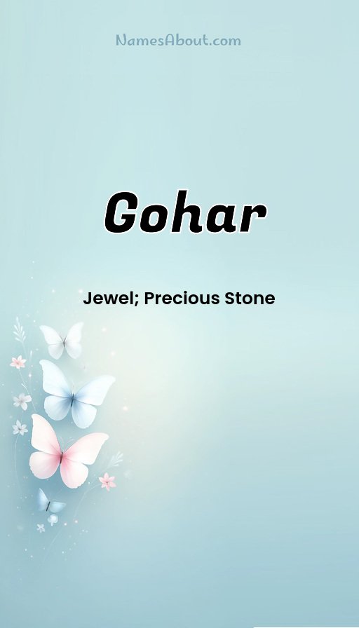 Meaning of Gohar