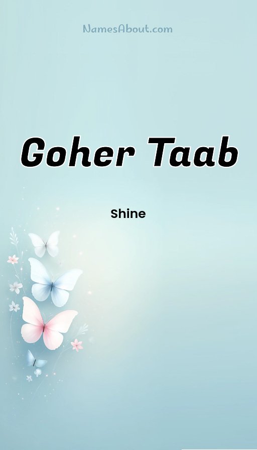 Meaning of Goher taab