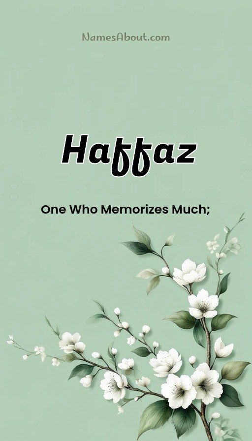 Meaning of Haffaz