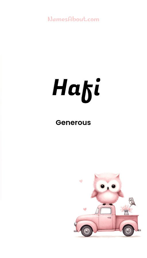Meaning of Hafi