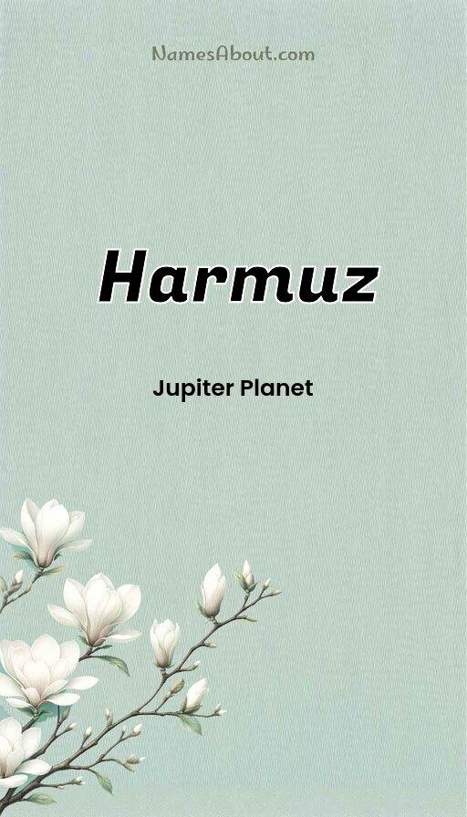 Harmuz name and meaning