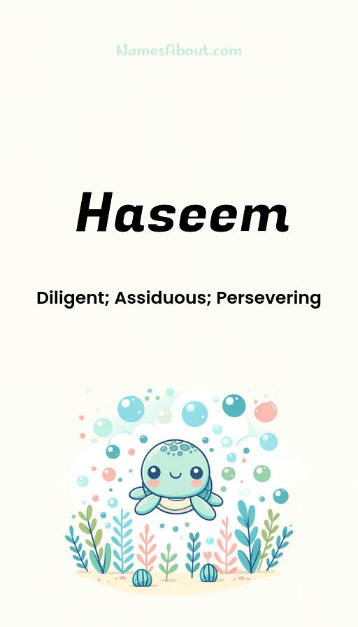 Meaning of Haseem