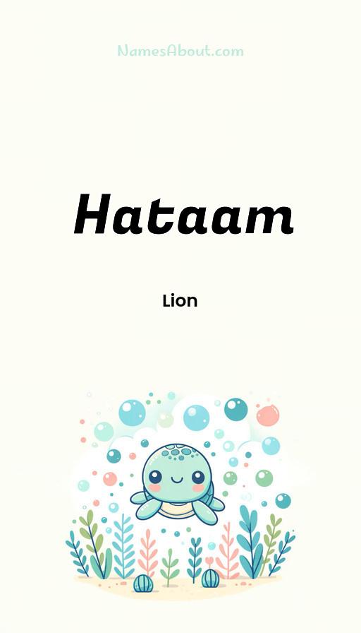 Illustration of Hataam