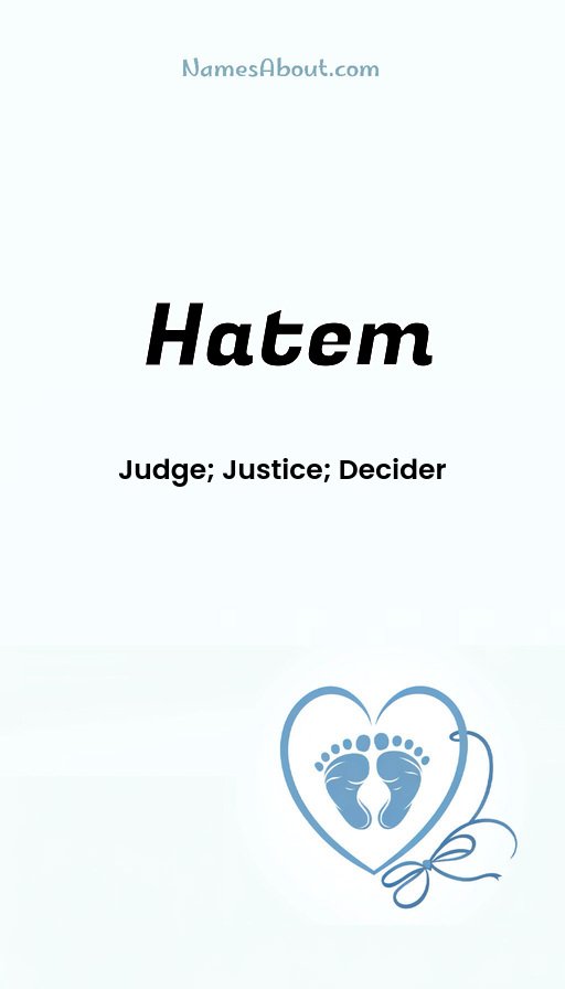 Meaning of Hatem