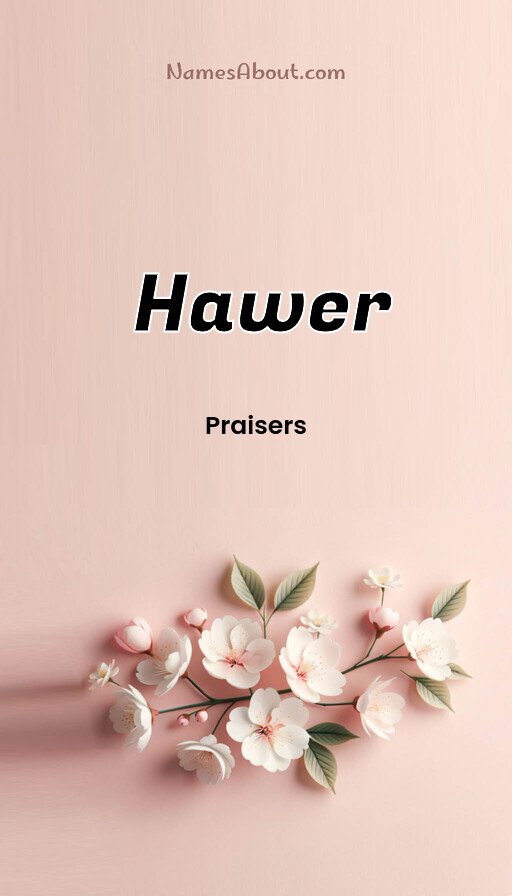 Meaning of Hawer