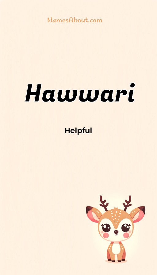 Meaning of Hawwari
