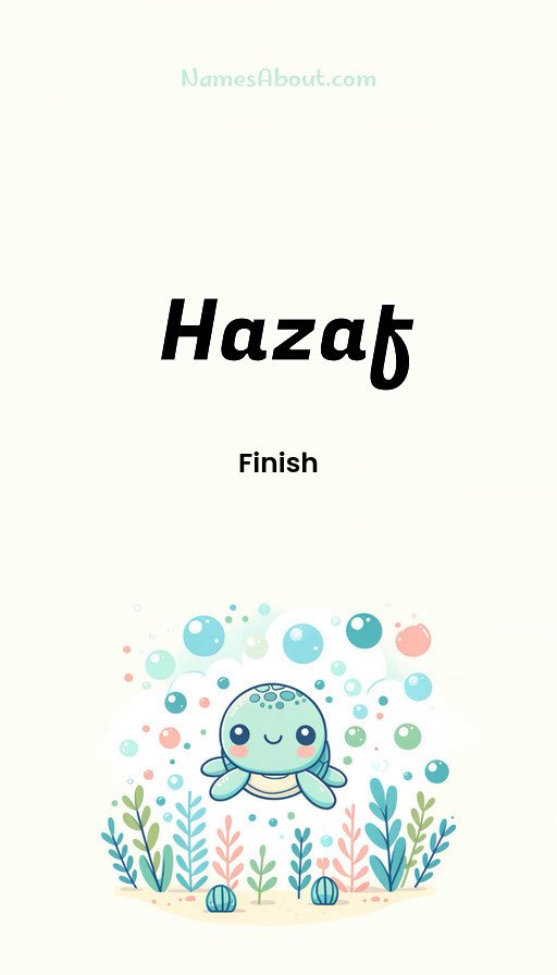 Meaning of Hazaf