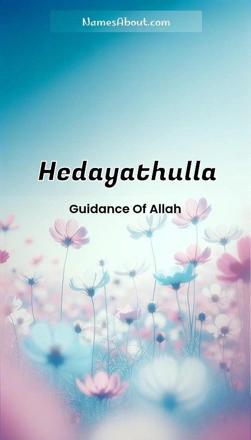 Meaning of Hedayathulla