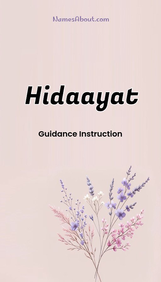 Meaning of Hidaayat