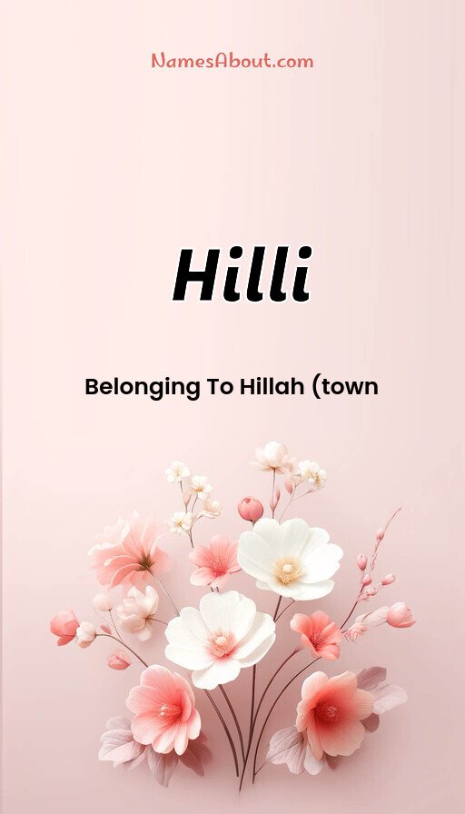 Meaning of Hilli