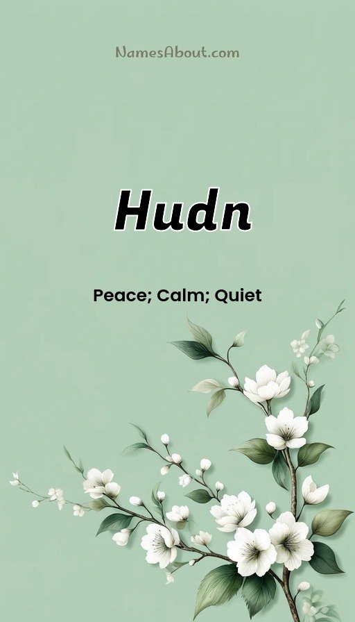 Meaning of Hudn