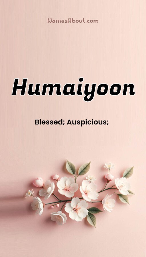 Meaning of Humaiyoon