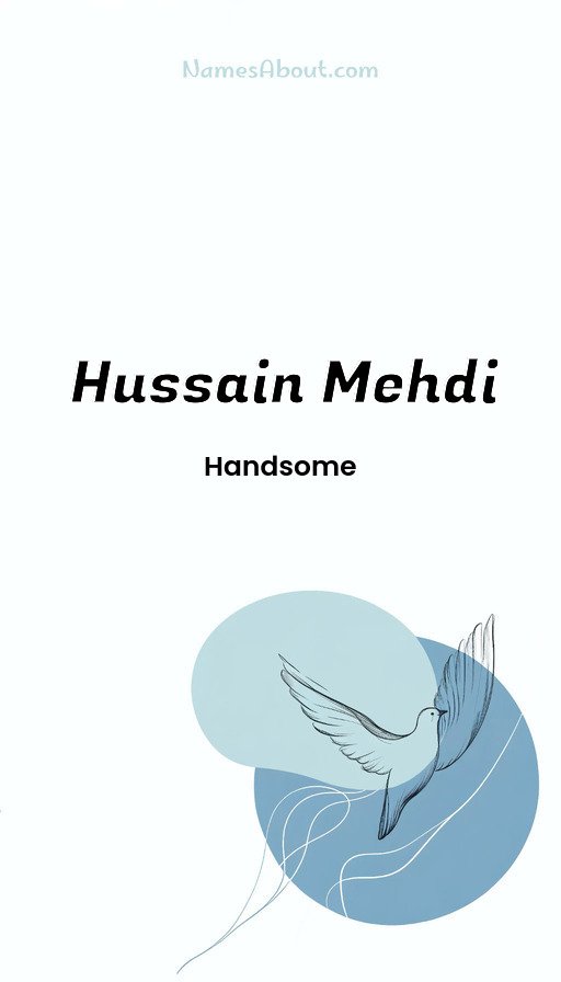 Meaning of Hussain mehdi